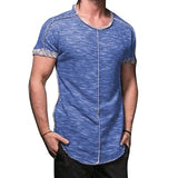 iSurvivor 2019 Men Casual Fashion Short Sleeved Summer T Shirts Tees Streetwear Male Slim Fit Large Size O Neck T Shirts Hombre