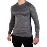 iSurvivor 2019 Men Long Sleeved Slim Fit T Shirts Tees Male Casual Fashion Skinny Spring Summer O Neck Sweatshirts T Shirts Men