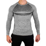 iSurvivor 2019 Men Long Sleeved Slim Fit T Shirts Tees Male Casual Fashion Skinny Spring Summer O Neck Sweatshirts T Shirts Men
